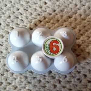 Vintage LeapFrog Leap Frog Replacement #6 Eggs for Pretend & Learn Shopp…
